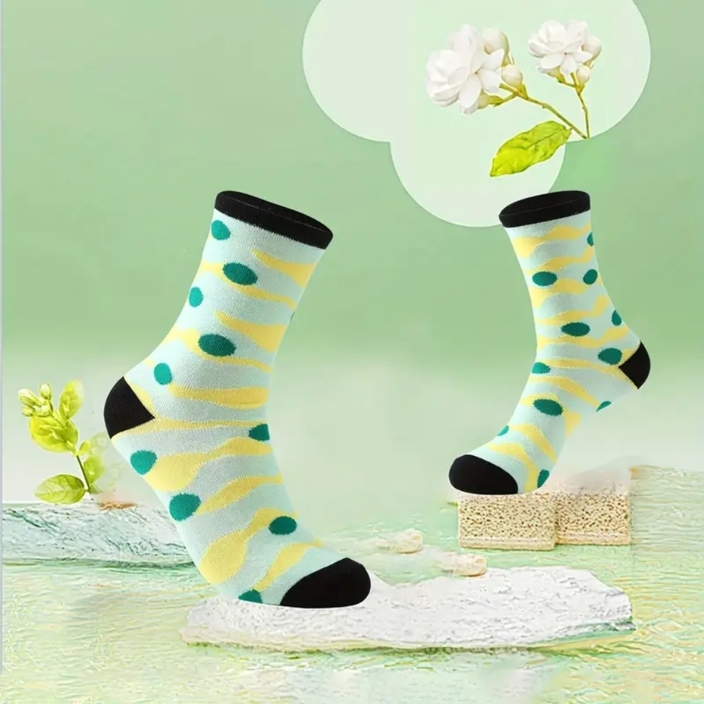 Unisex Ice Cream Pattern Colorful Socks